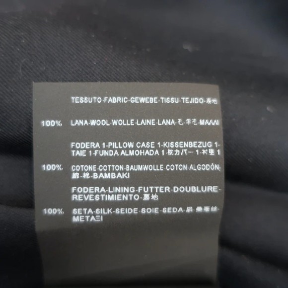 Saint Laurent Plaid Double Breasted Jacket Red/Black Wool Size 42 - Picture 9 of 10